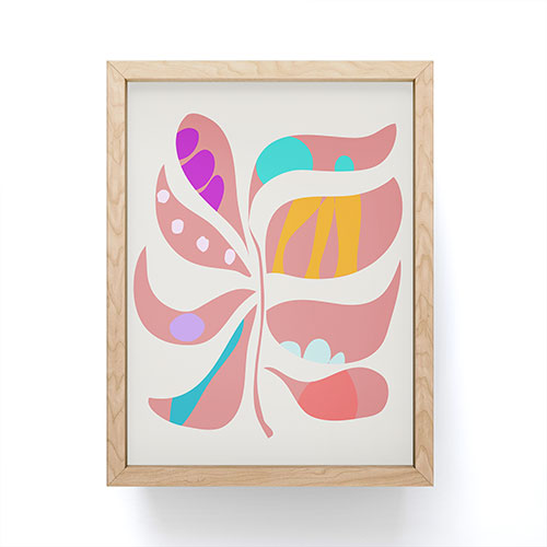 Mirimo Boho Leaf Framed Mini Art Print