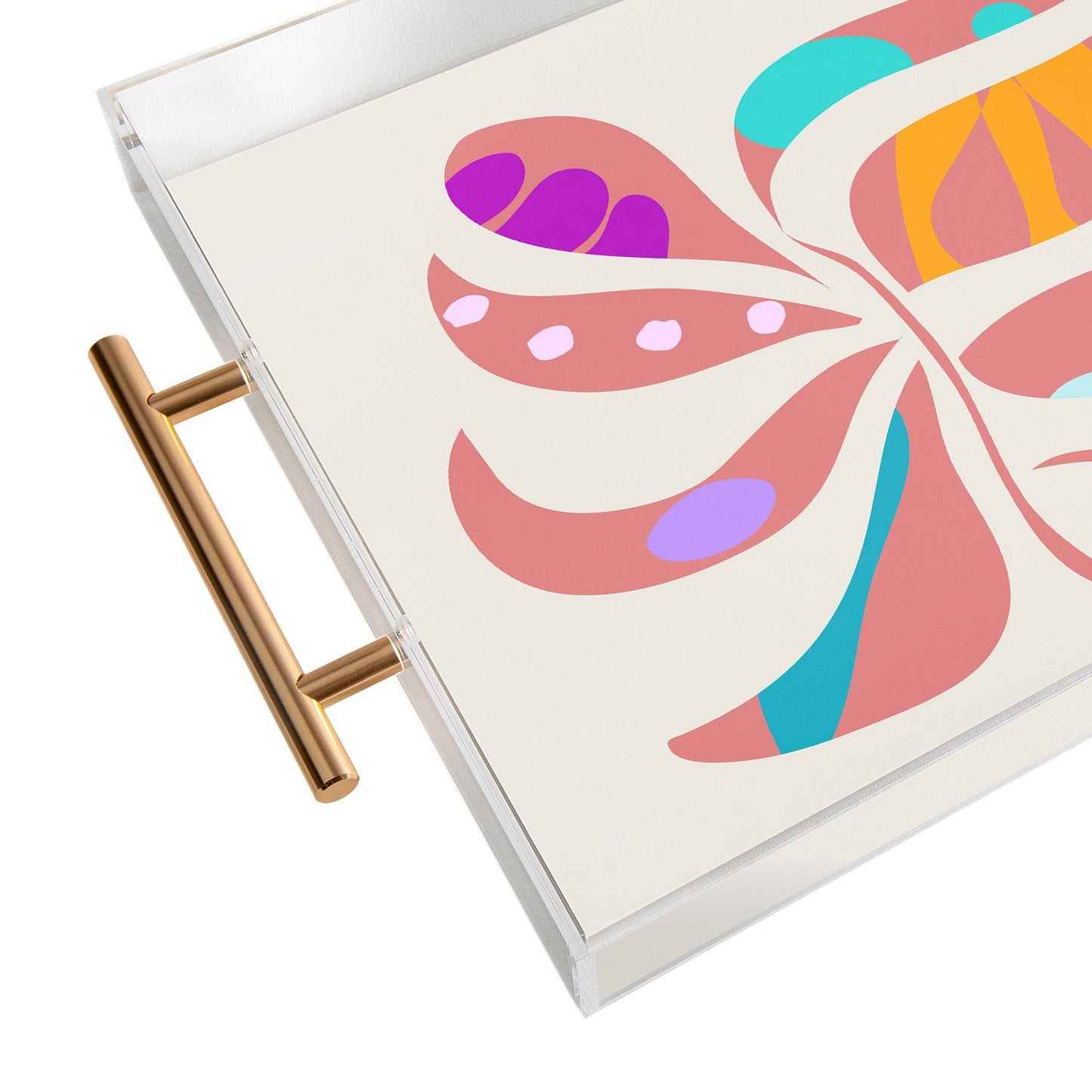 Mirimo Boho Leaf Acrylic Tray