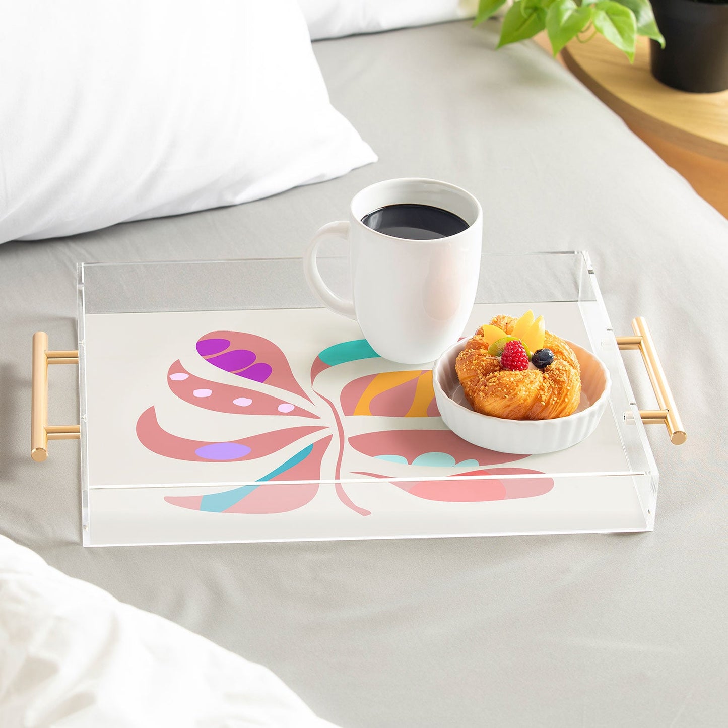 Mirimo Boho Leaf Acrylic Tray