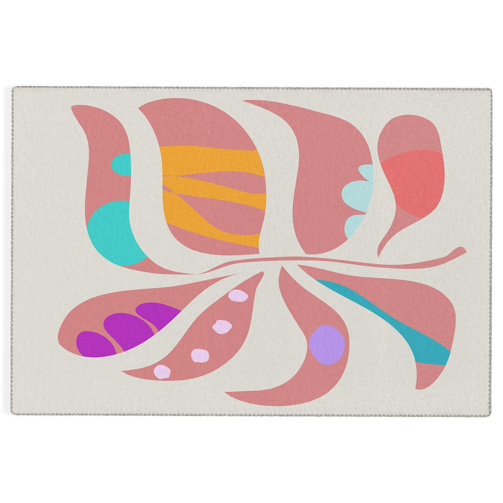 Mirimo Boho Leaf Outdoor Rug
