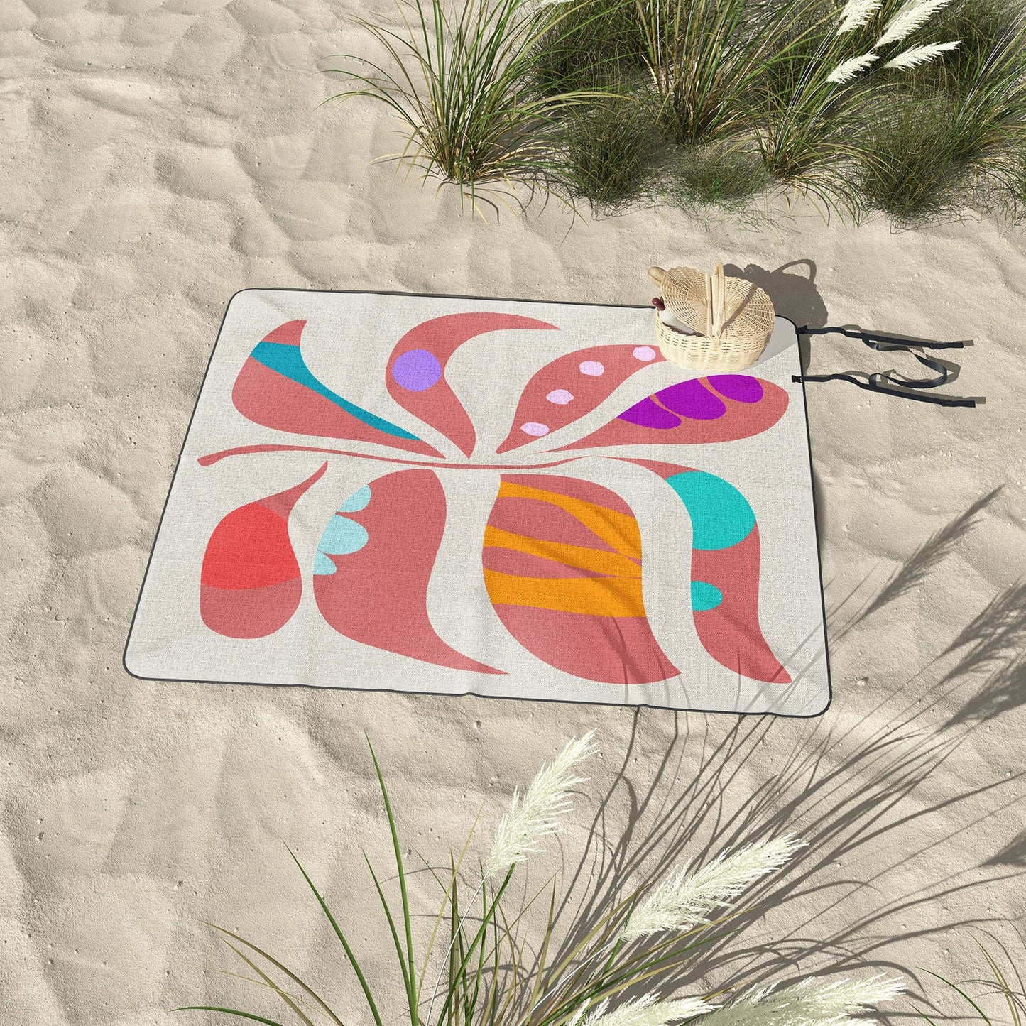 Mirimo Boho Leaf Picnic Blanket