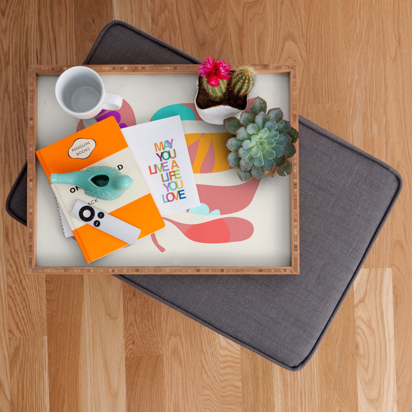 Mirimo Boho Leaf Rectangular Tray