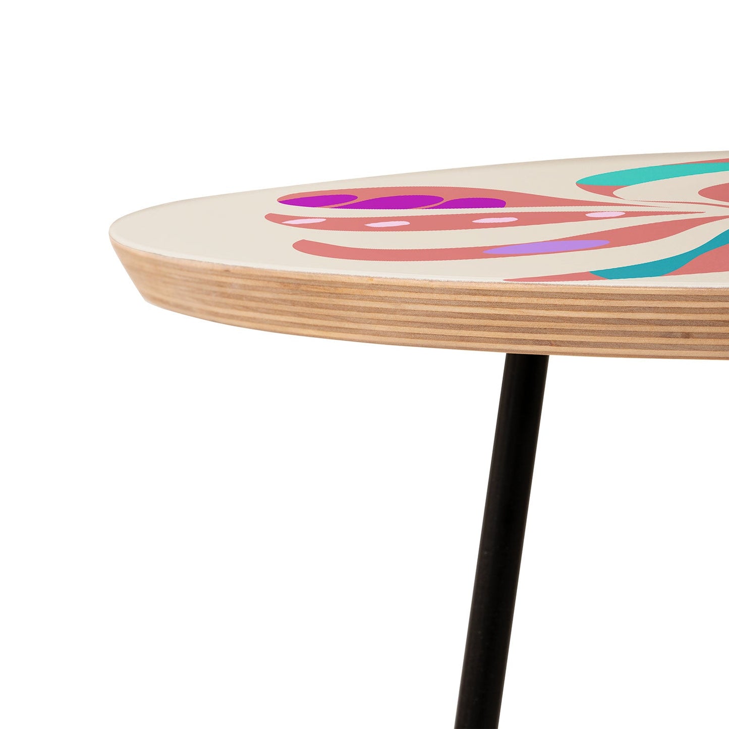 Mirimo Boho Leaf Round Side Table