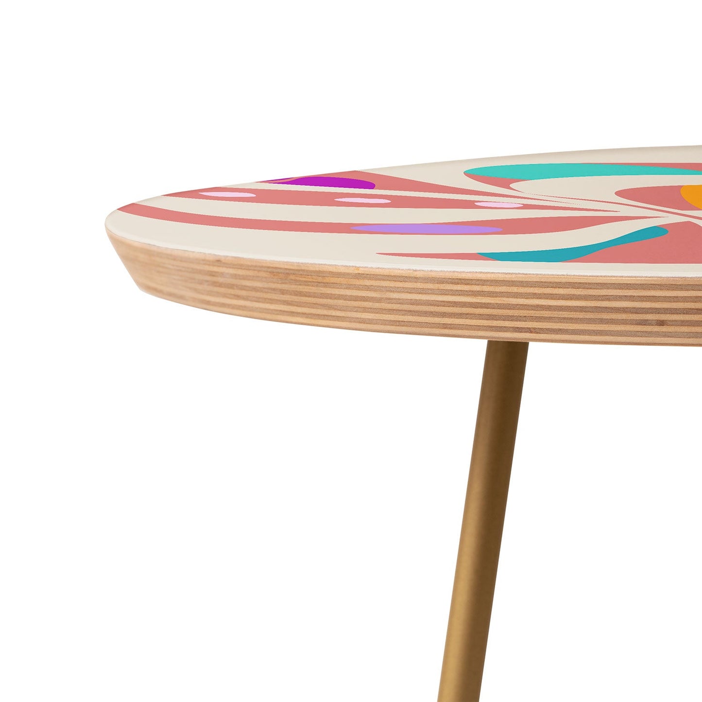 Mirimo Boho Leaf Round Side Table