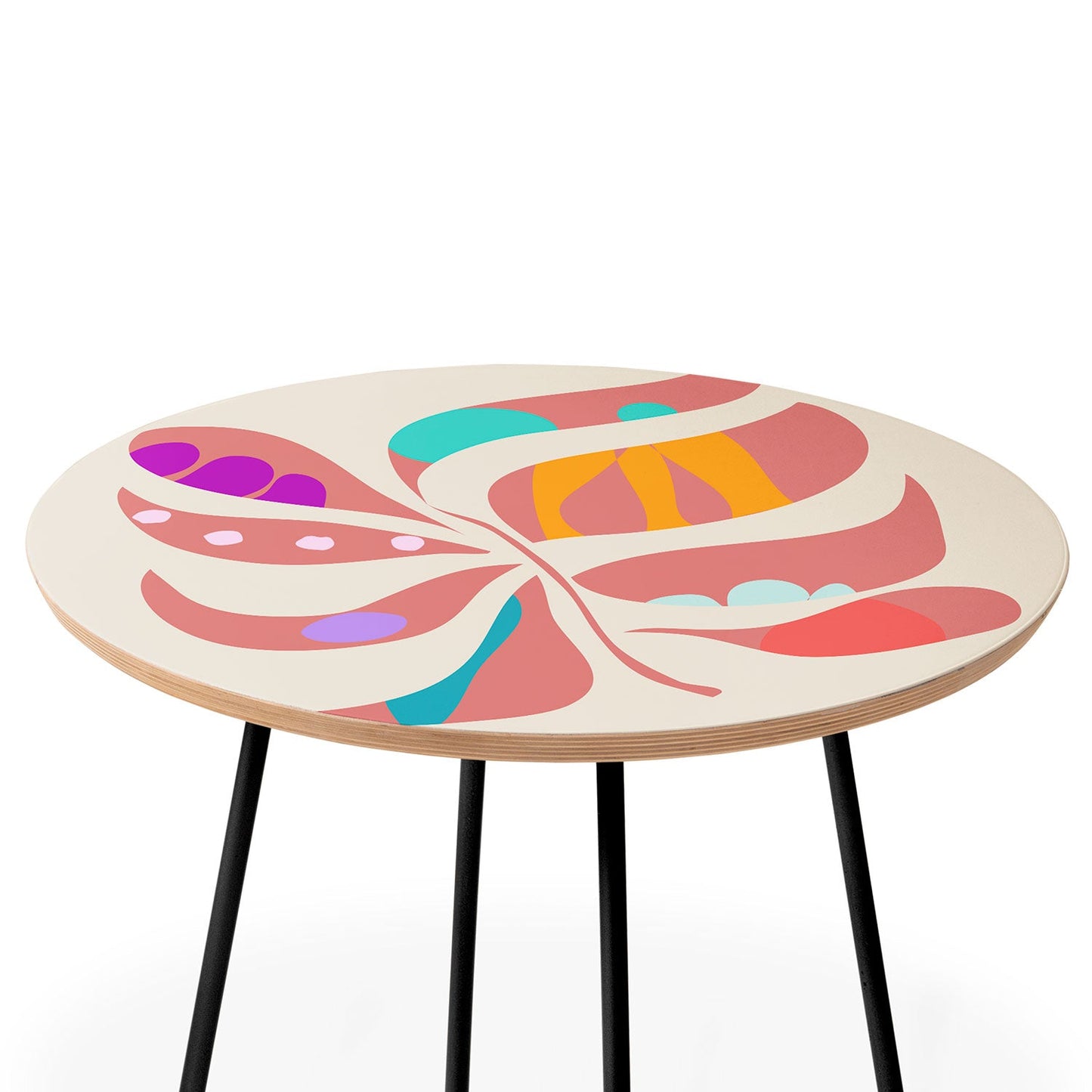 Mirimo Boho Leaf Round Side Table