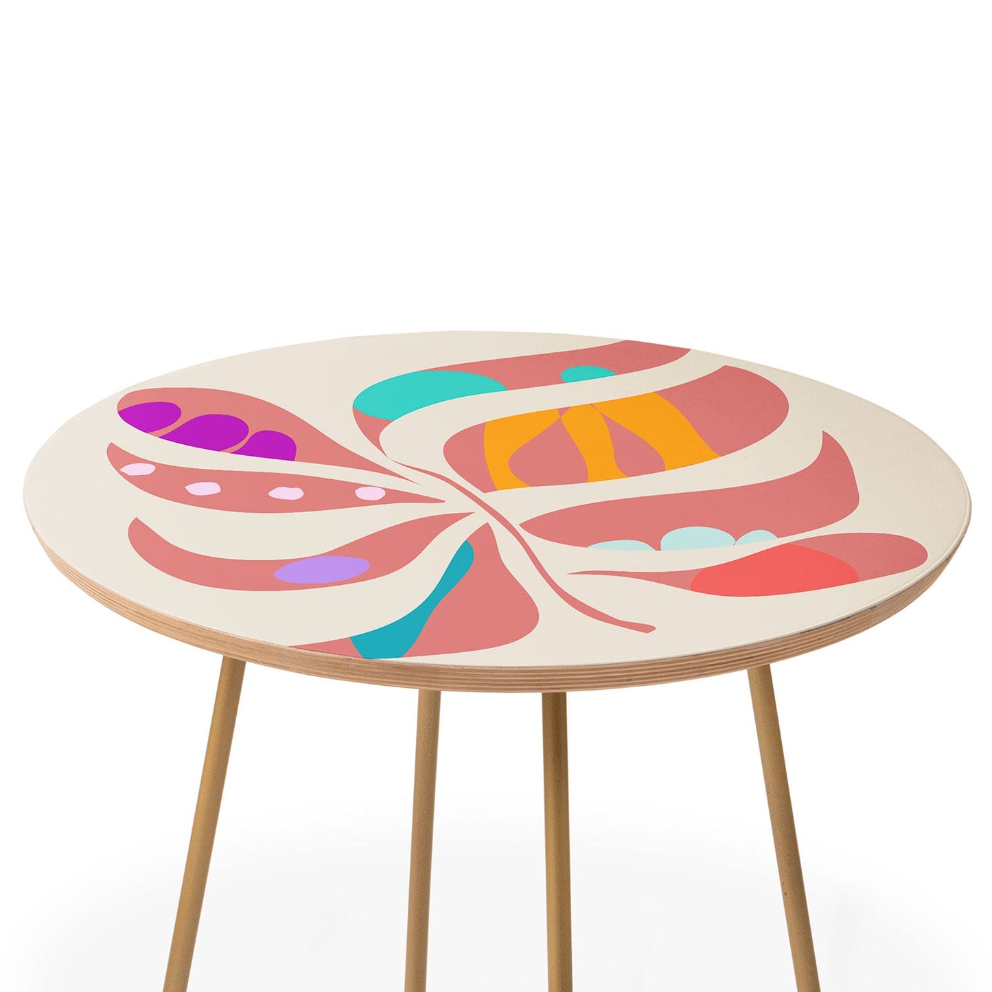 Mirimo Boho Leaf Round Side Table