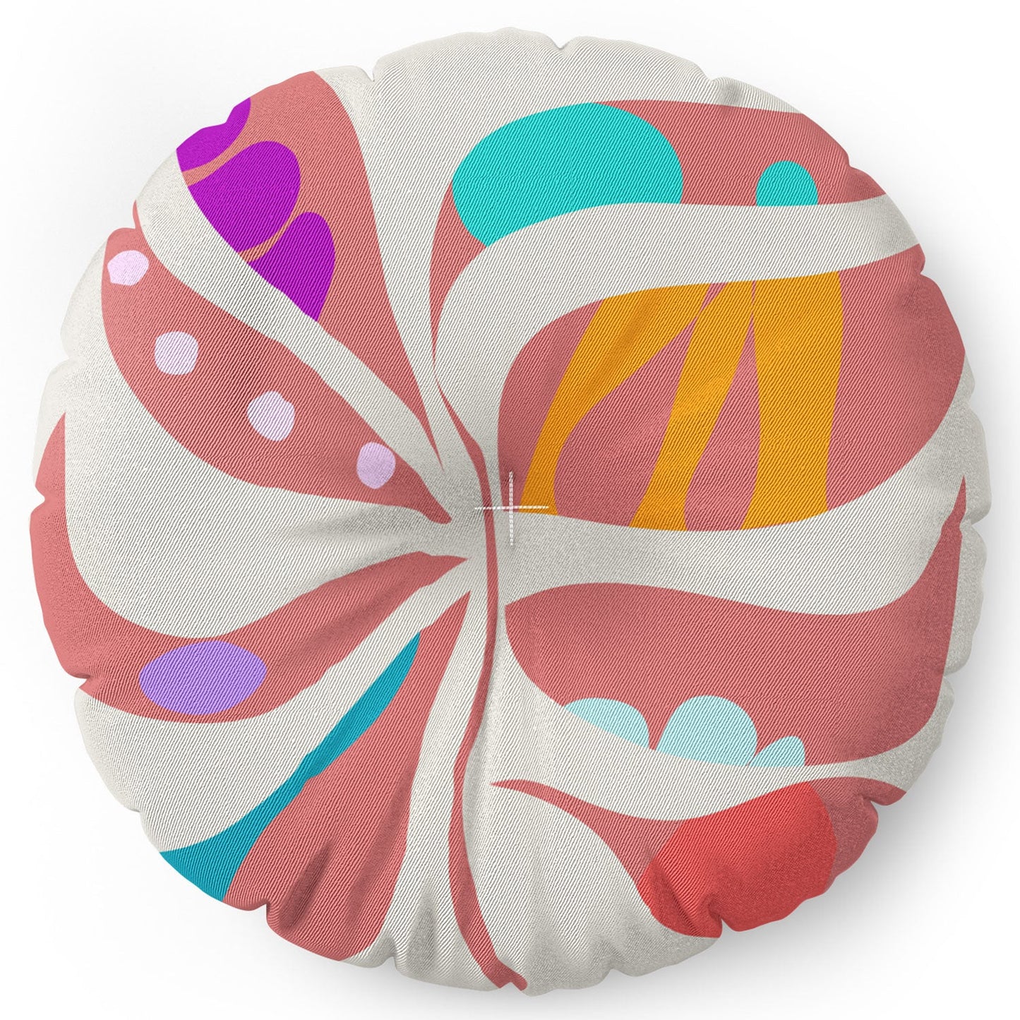 Mirimo Boho Leaf Floor Pillow Round