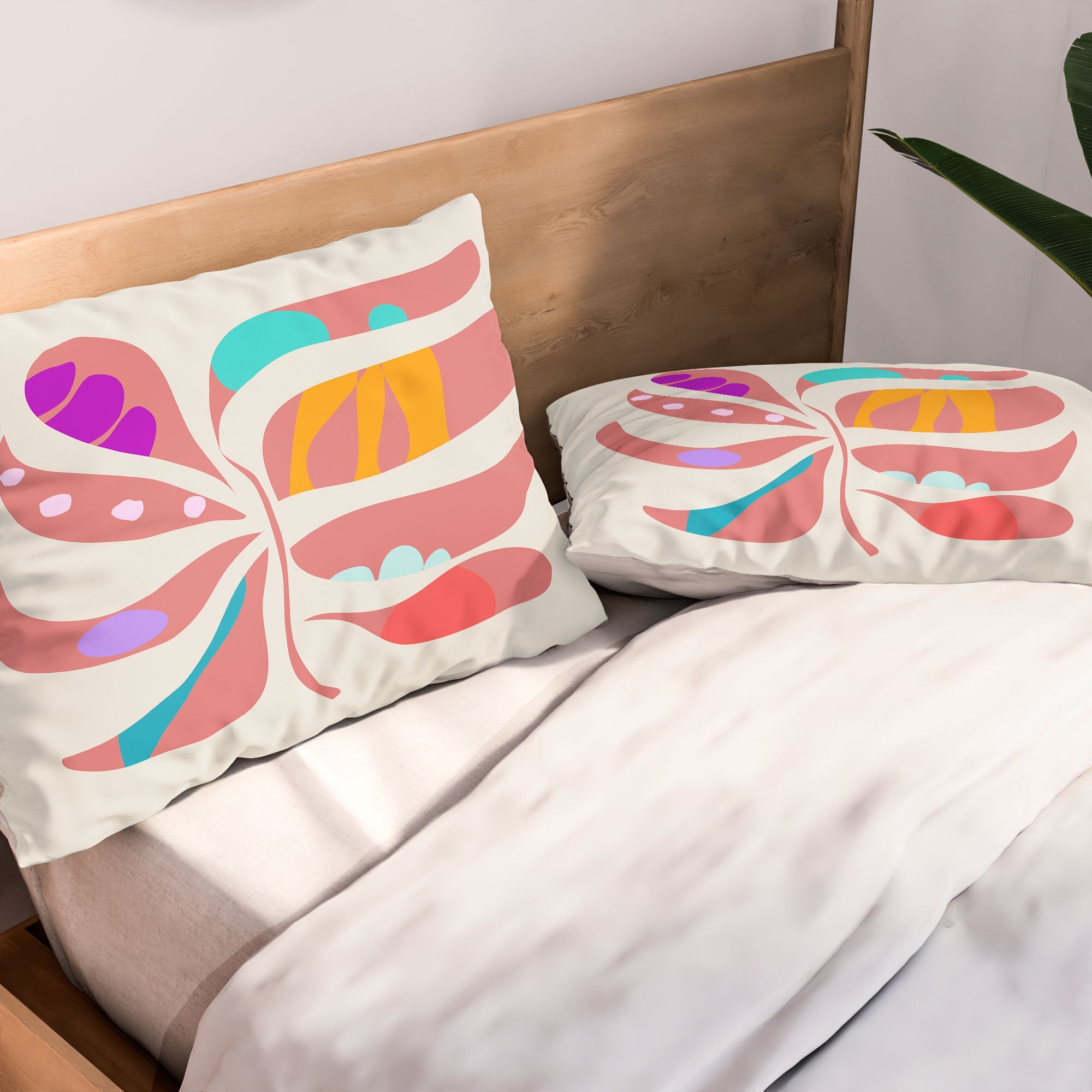 Mirimo Boho Leaf Pillow Shams