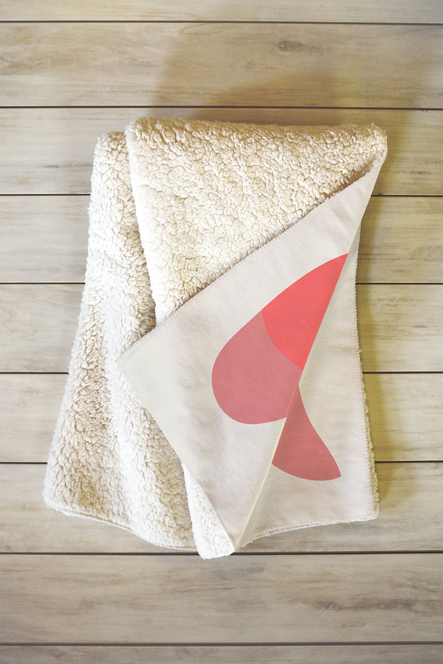 Mirimo Boho Leaf Fleece Throw Blanket
