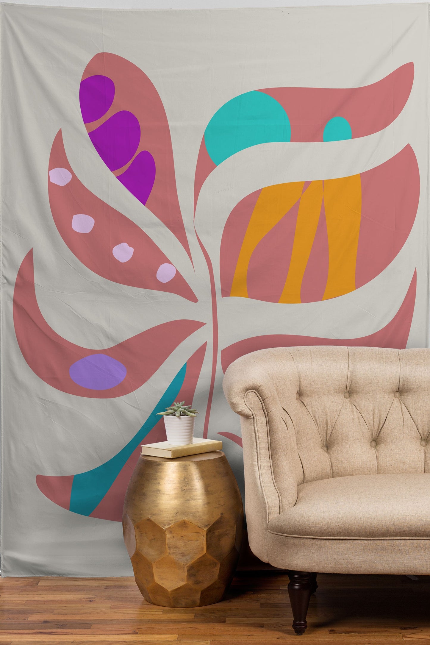 Mirimo Boho Leaf Tapestry