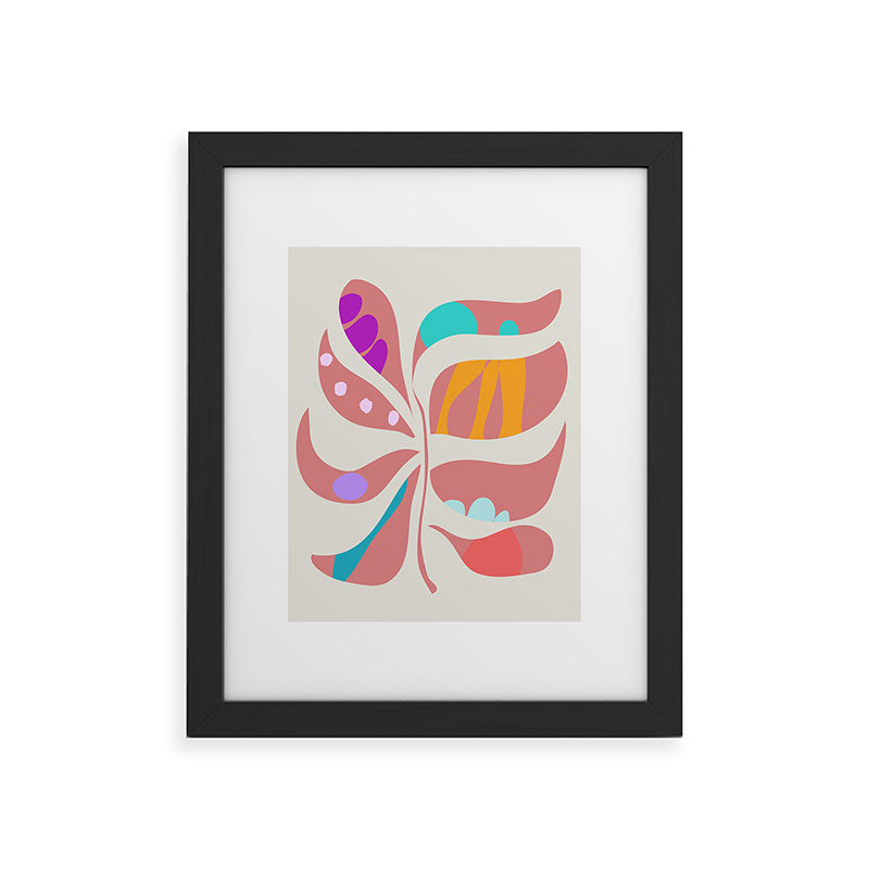 Mirimo Boho Leaf Framed Art Print