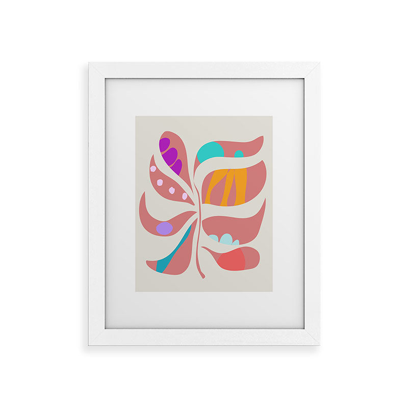 Mirimo Boho Leaf Framed Art Print