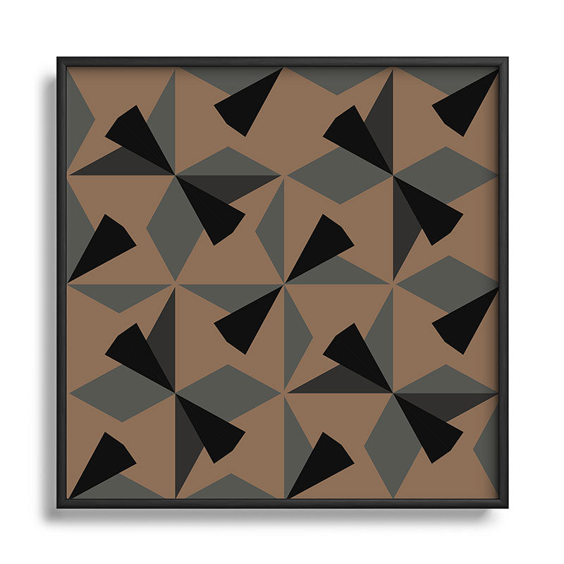 Mirimo Bosa Fall 1 Square Metal Framed Art Print