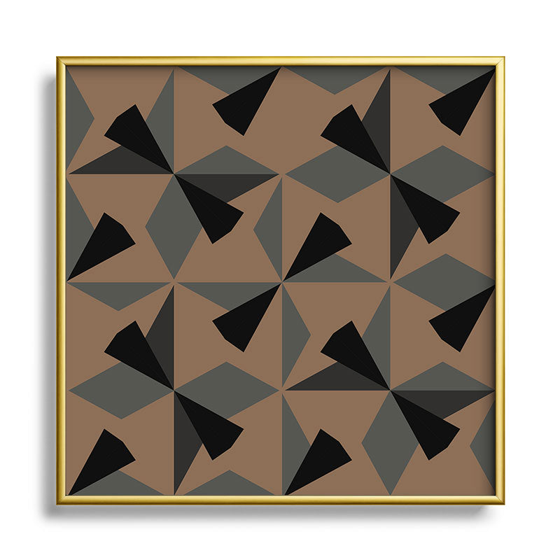 Mirimo Bosa Fall 1 Square Metal Framed Art Print