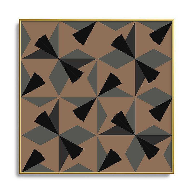 Mirimo Bosa Fall 1 Square Metal Framed Art Print