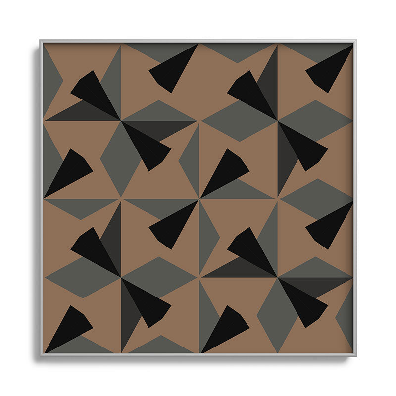 Mirimo Bosa Fall 1 Square Metal Framed Art Print