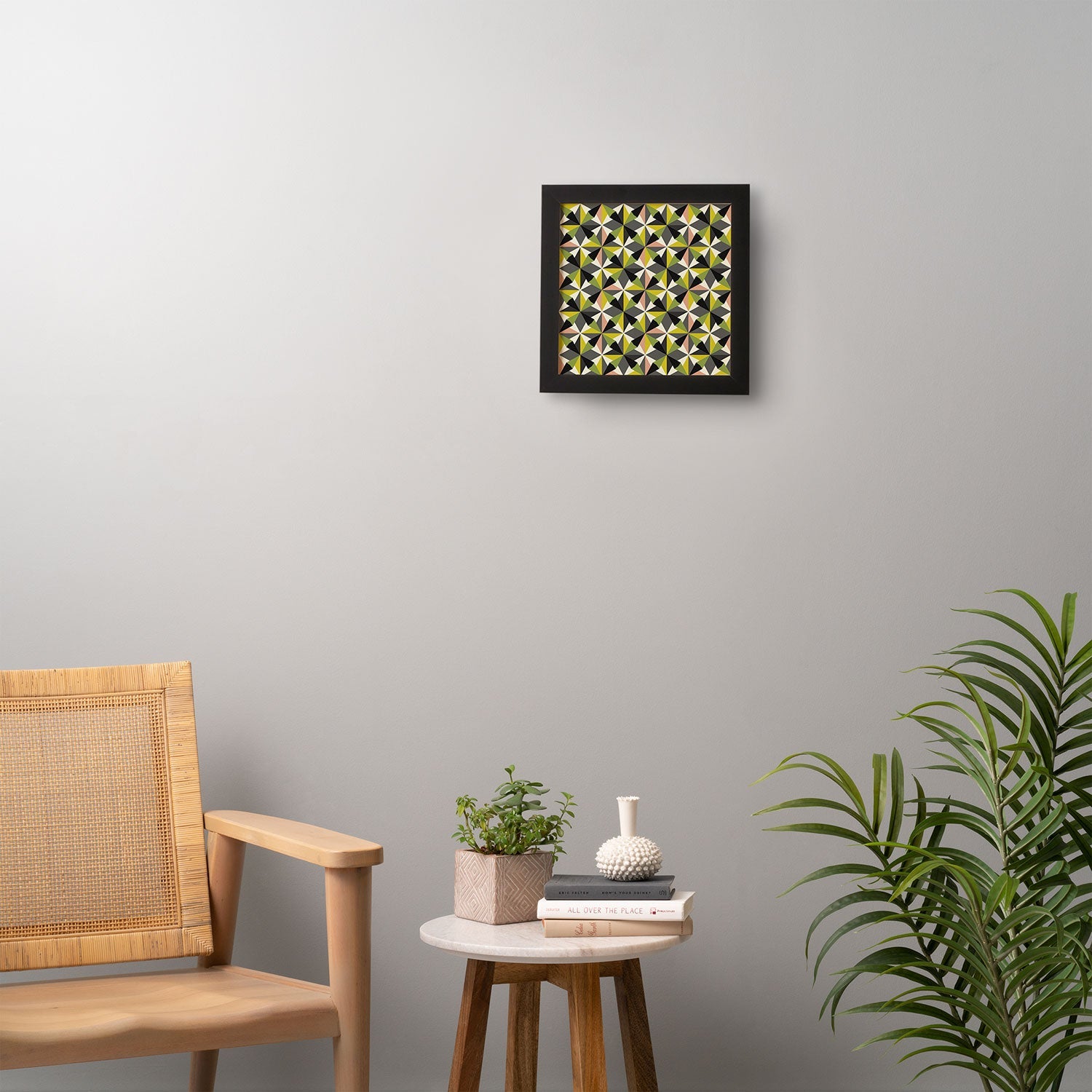 Mirimo Bosa Green Framed Wall Art