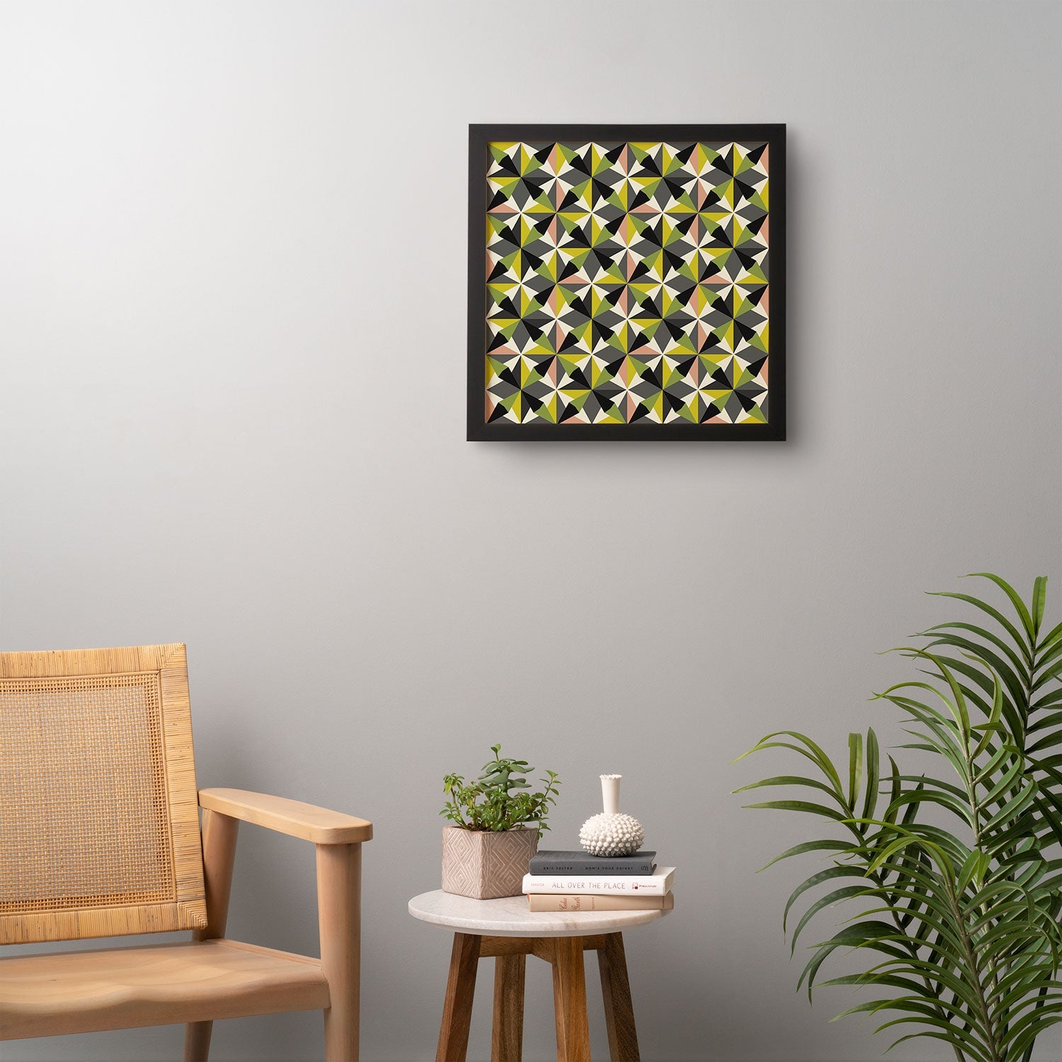 Mirimo Bosa Green Framed Wall Art