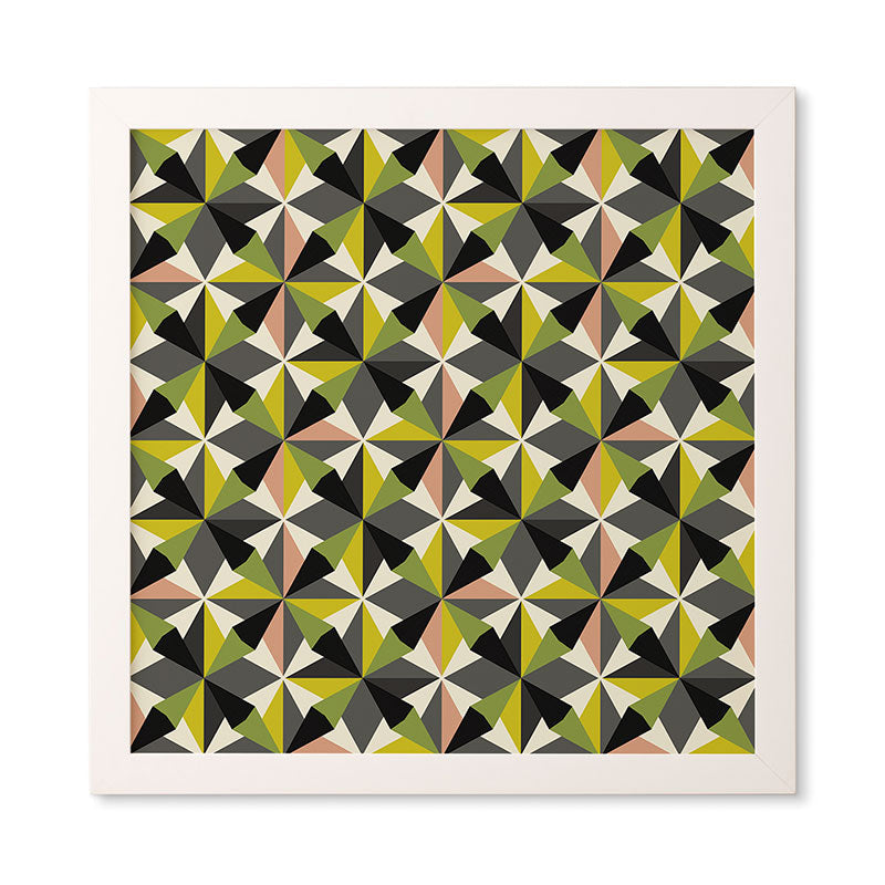 Mirimo Bosa Green Framed Wall Art