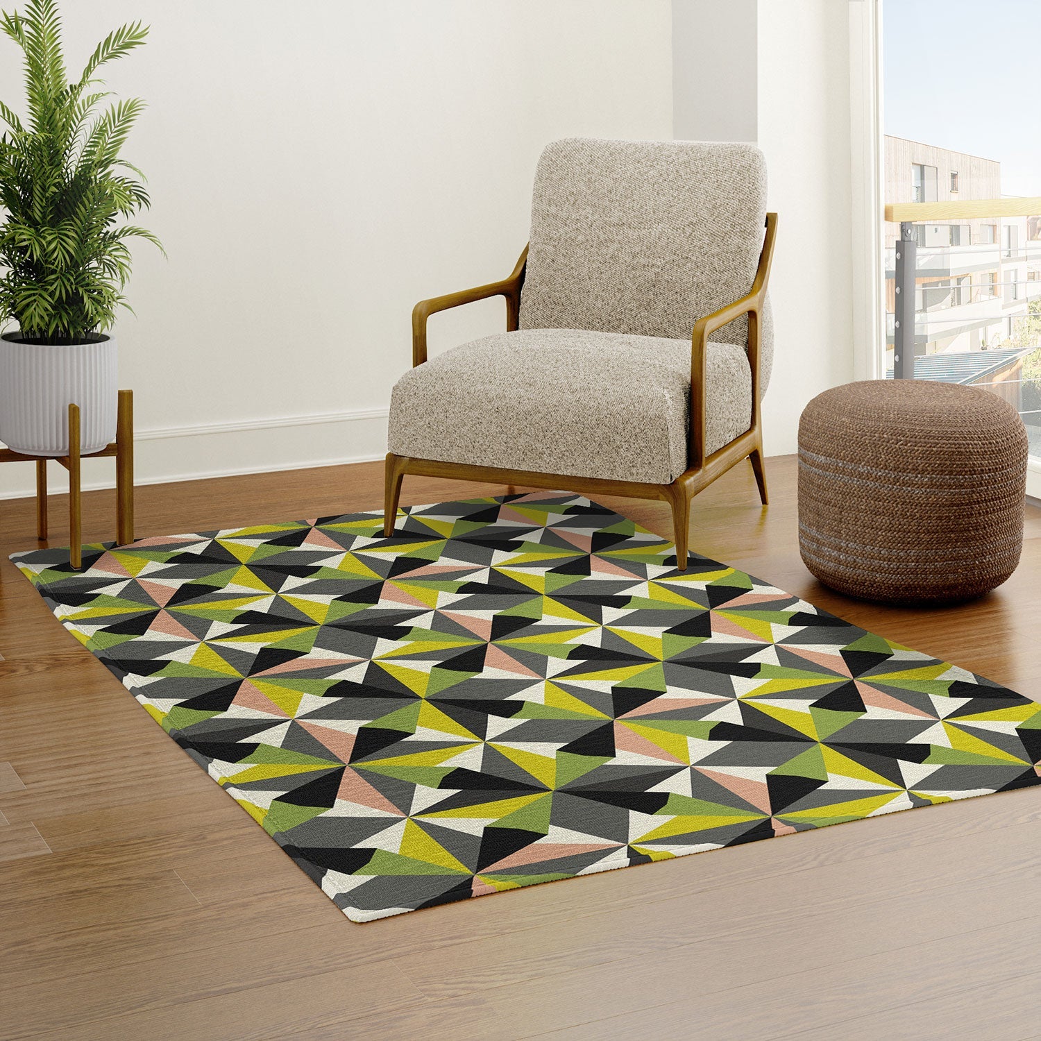 Mirimo Bosa Green Area Rug