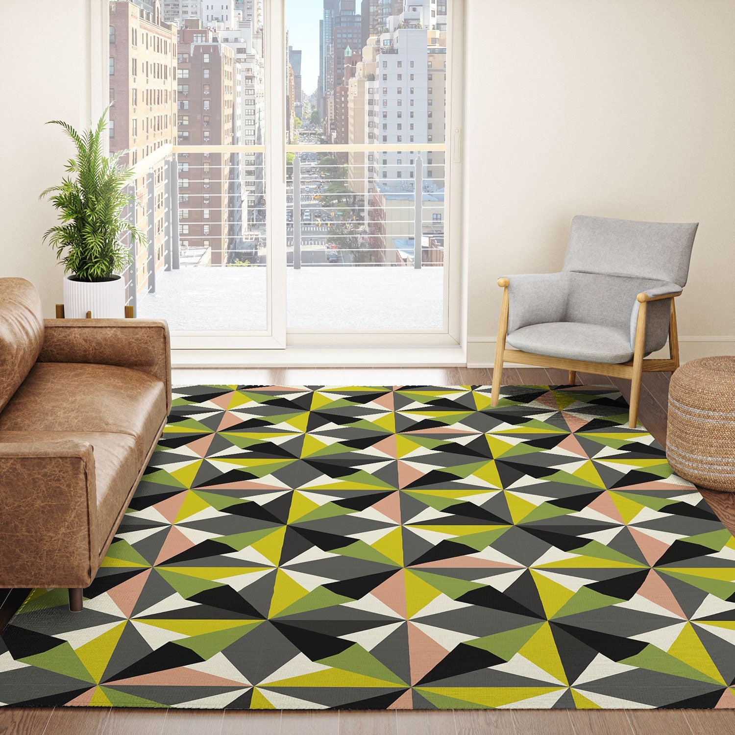Mirimo Bosa Green Area Rug