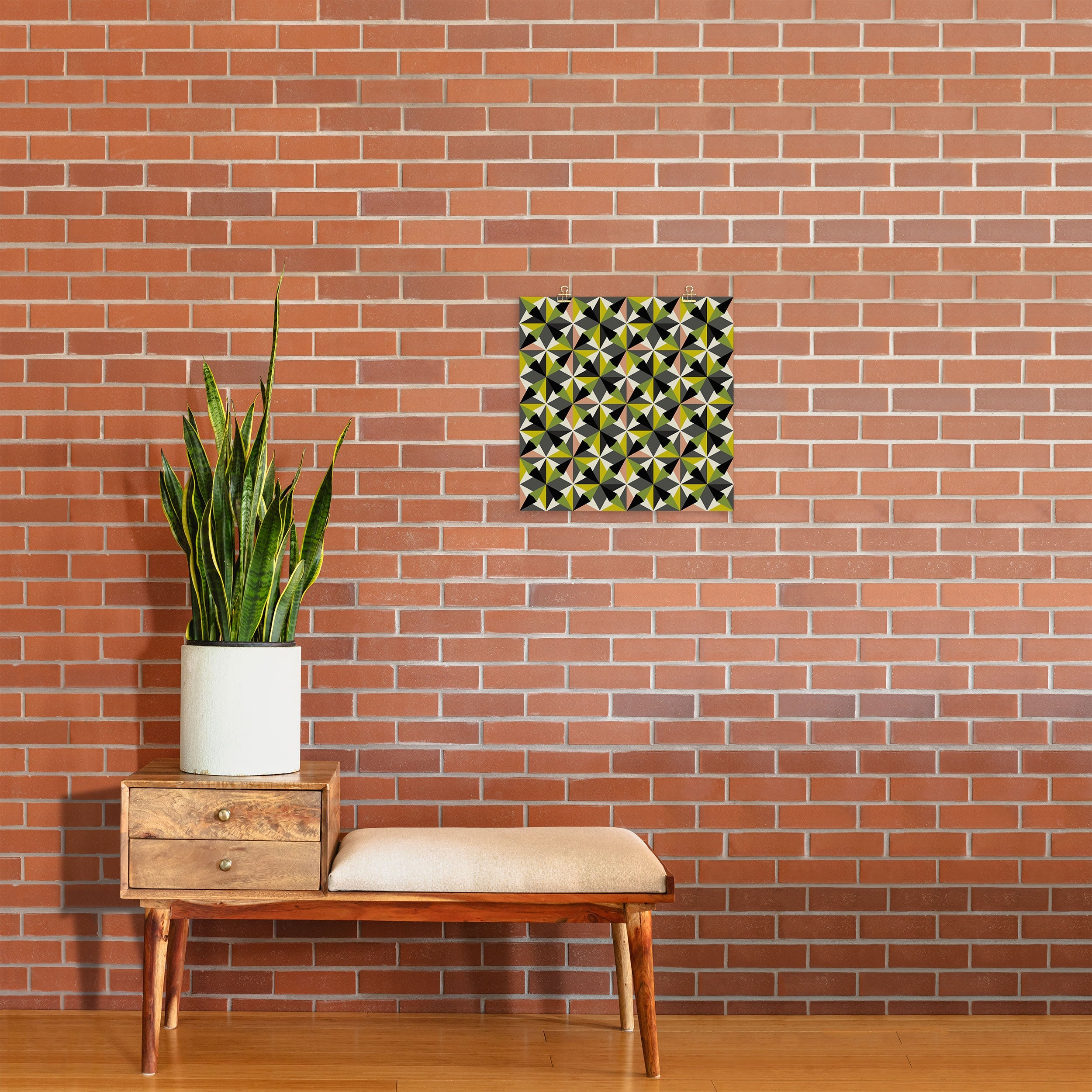 Mirimo Bosa Green Art Print