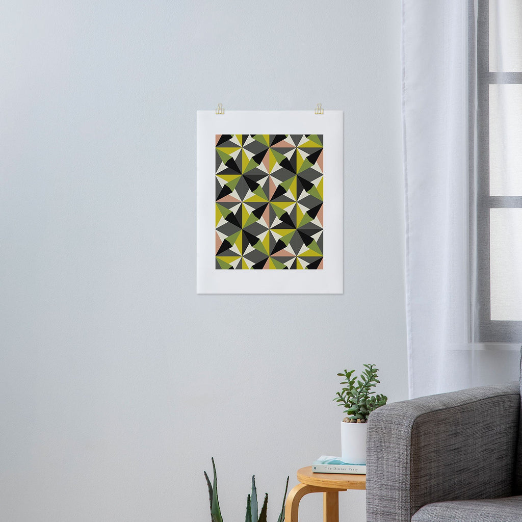 Mirimo Bosa Green Art Print