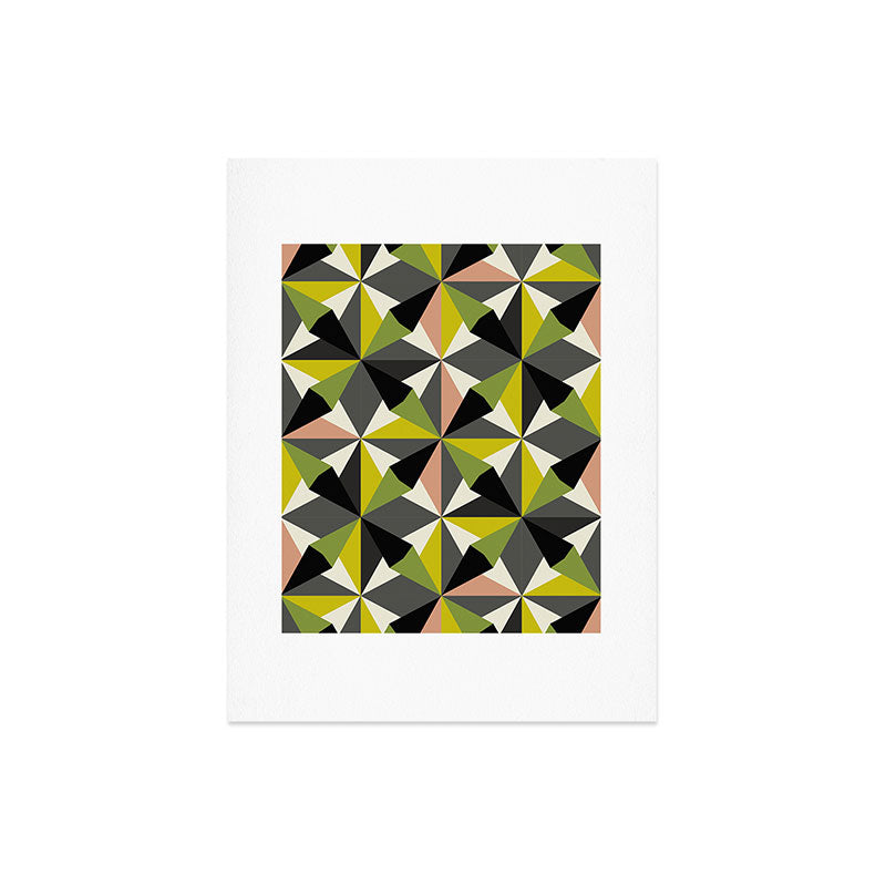 Mirimo Bosa Green Art Print