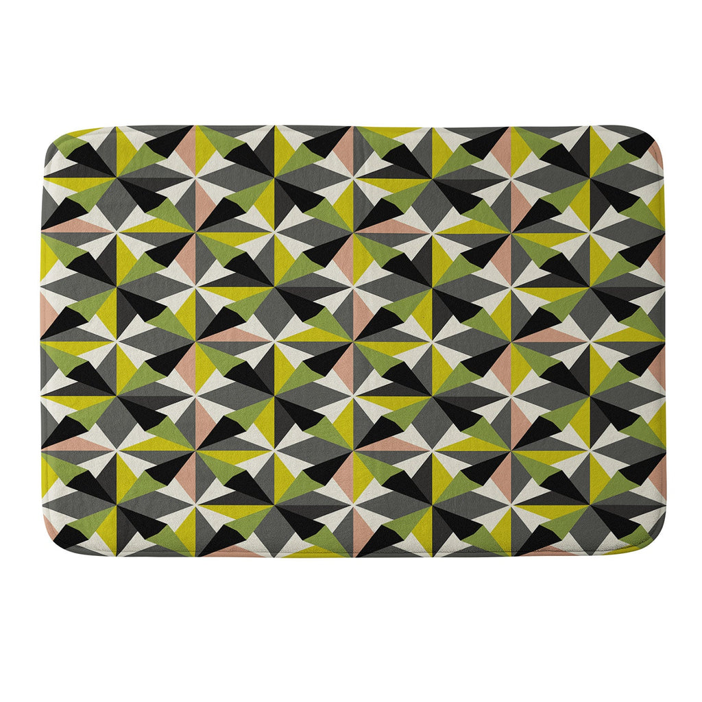 Mirimo Bosa Green Memory Foam Bath Mat