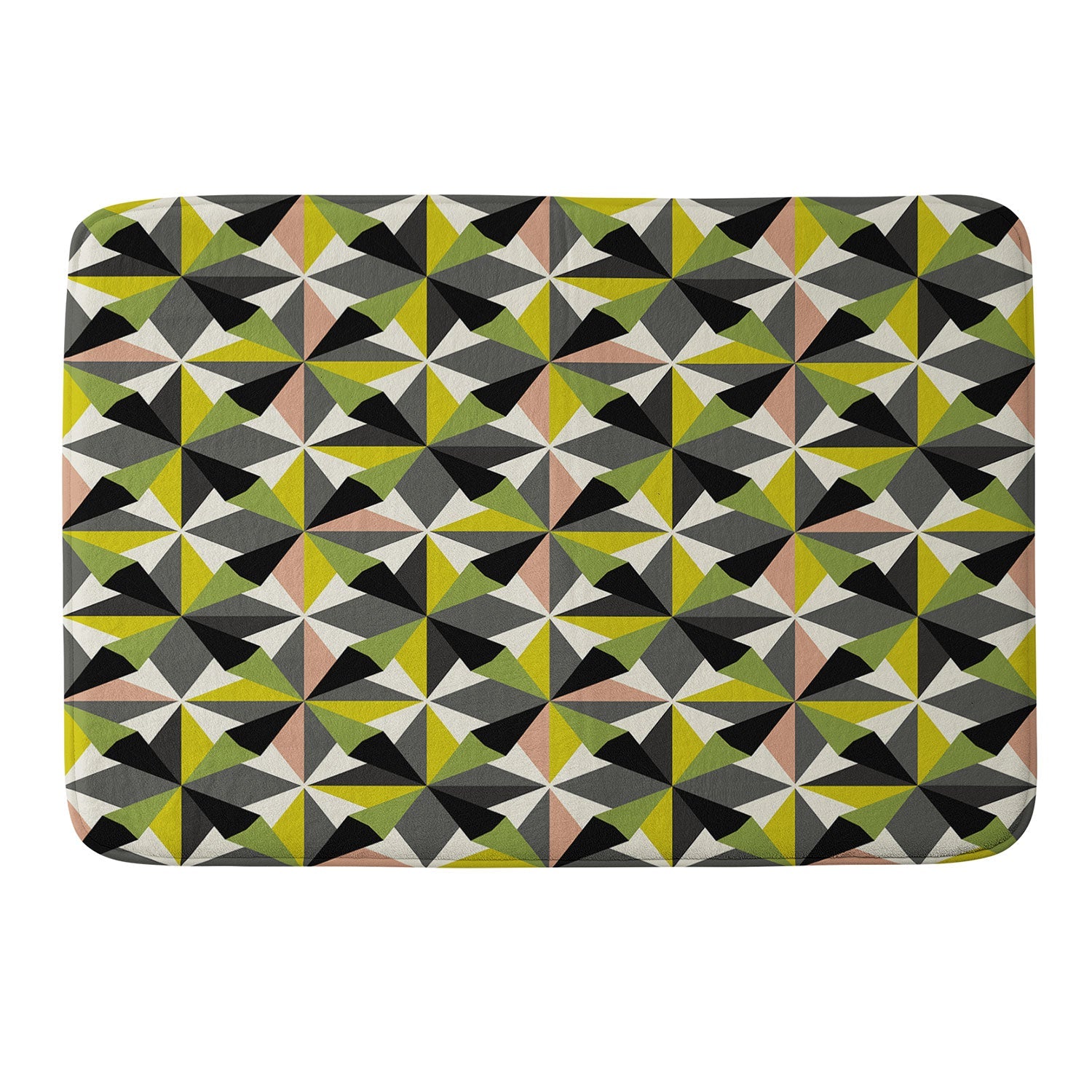 Mirimo Bosa Green Memory Foam Bath Mat