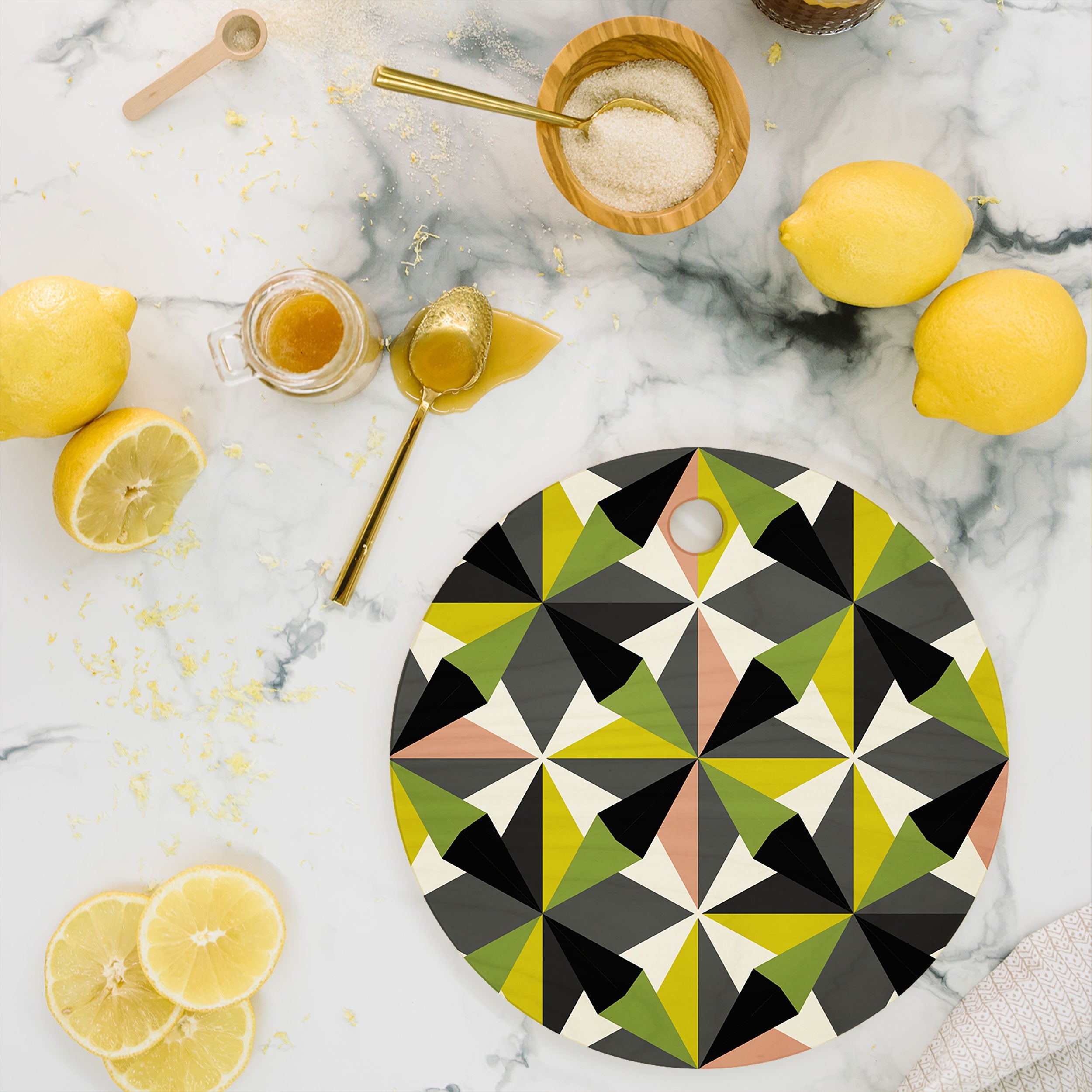 Mirimo Bosa Green Cutting Board Round