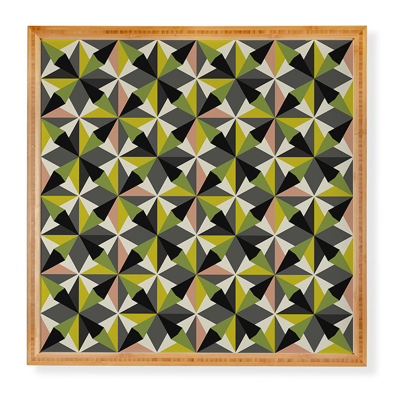 Mirimo Bosa Green Framed Wall Art
