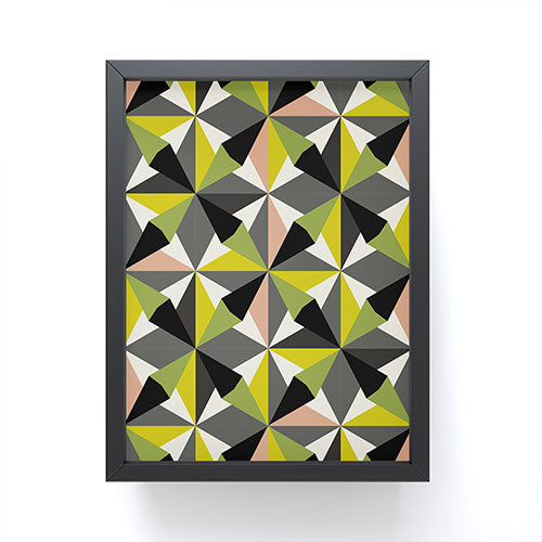 Mirimo Bosa Green Framed Mini Art Print