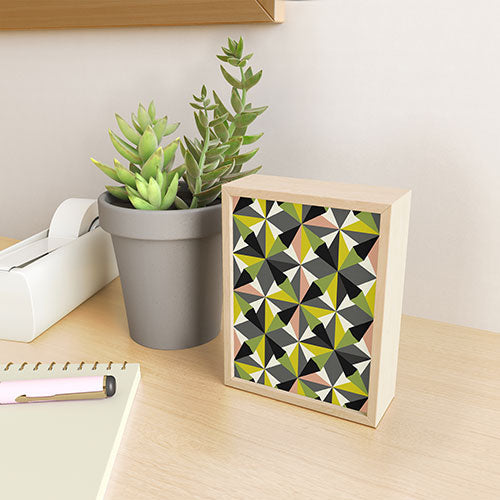 Mirimo Bosa Green Framed Mini Art Print