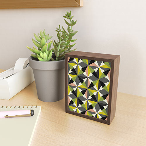 Mirimo Bosa Green Framed Mini Art Print
