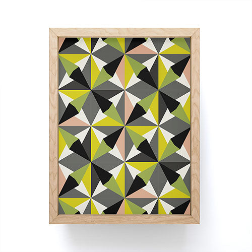 Mirimo Bosa Green Framed Mini Art Print