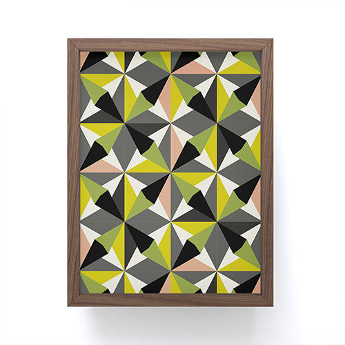 Mirimo Bosa Green Framed Mini Art Print