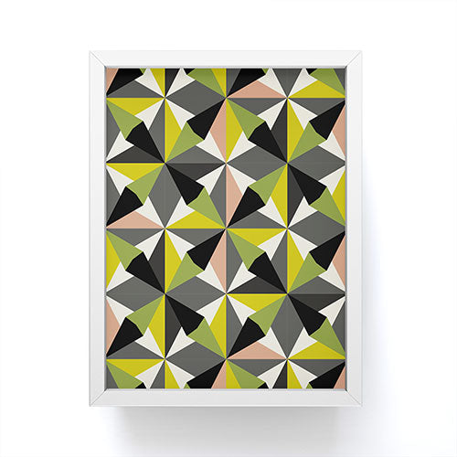 Mirimo Bosa Green Framed Mini Art Print
