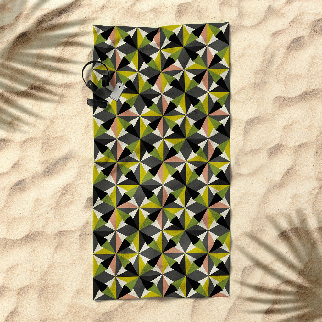 Mirimo Bosa Green Beach Towel