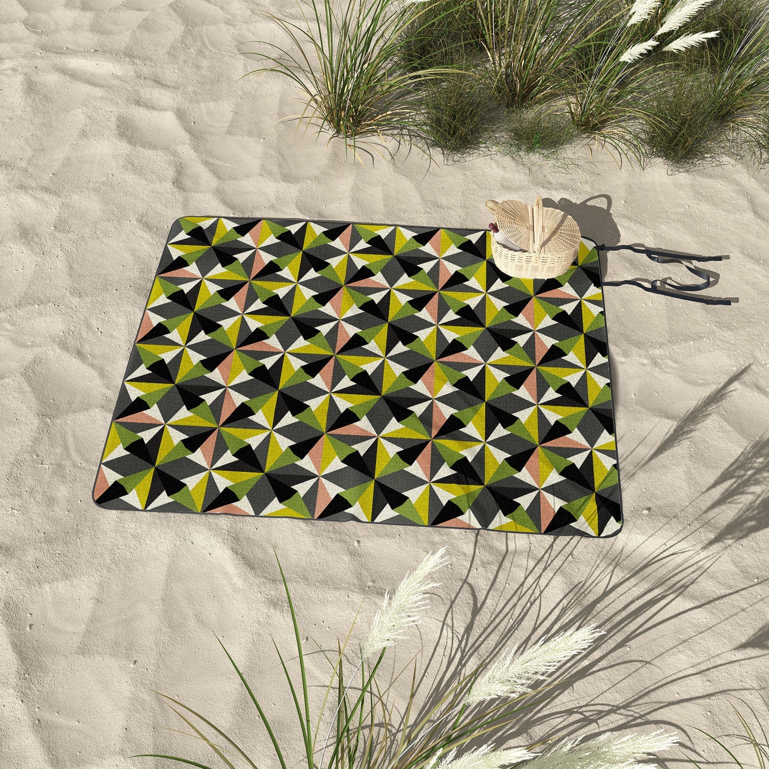 Mirimo Bosa Green Picnic Blanket