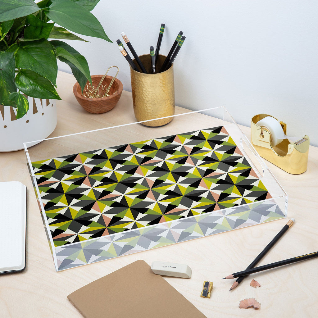 Mirimo Bosa Green Acrylic Tray
