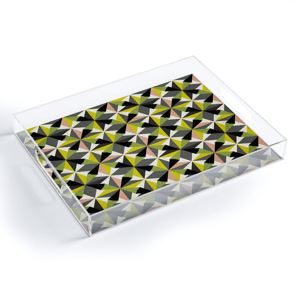 Mirimo Bosa Green Acrylic Tray