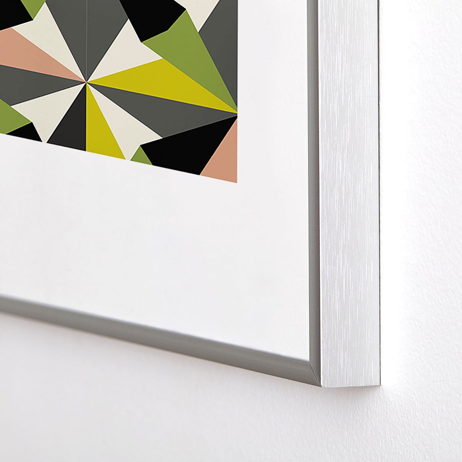 Mirimo Bosa Green Metal Framed Art Print