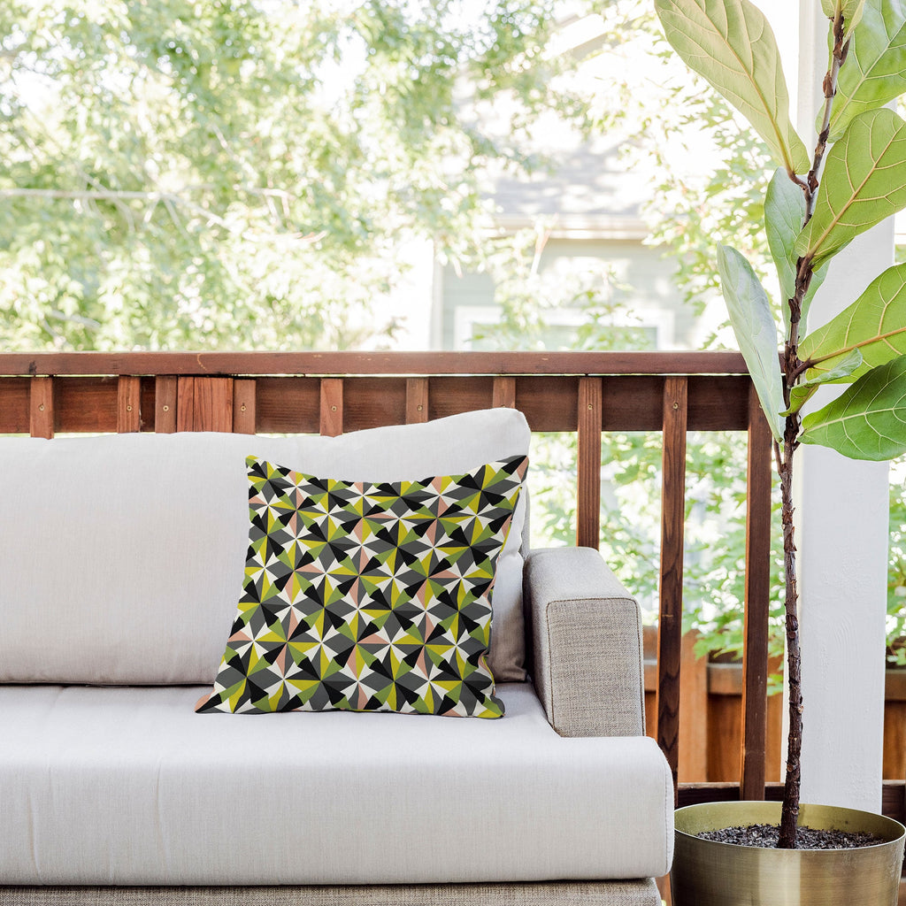 Mirimo Bosa Green Outdoor Throw Pillow