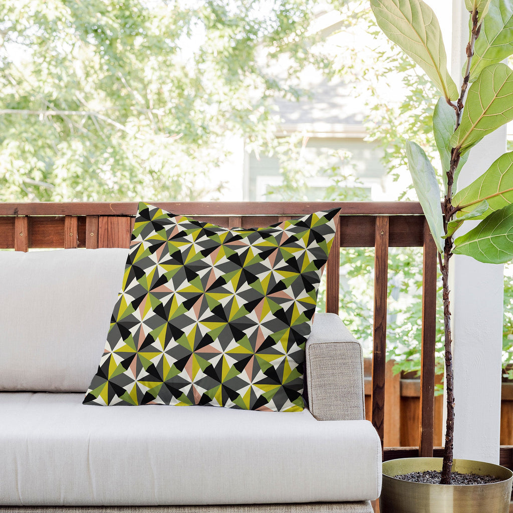 Mirimo Bosa Green Outdoor Throw Pillow