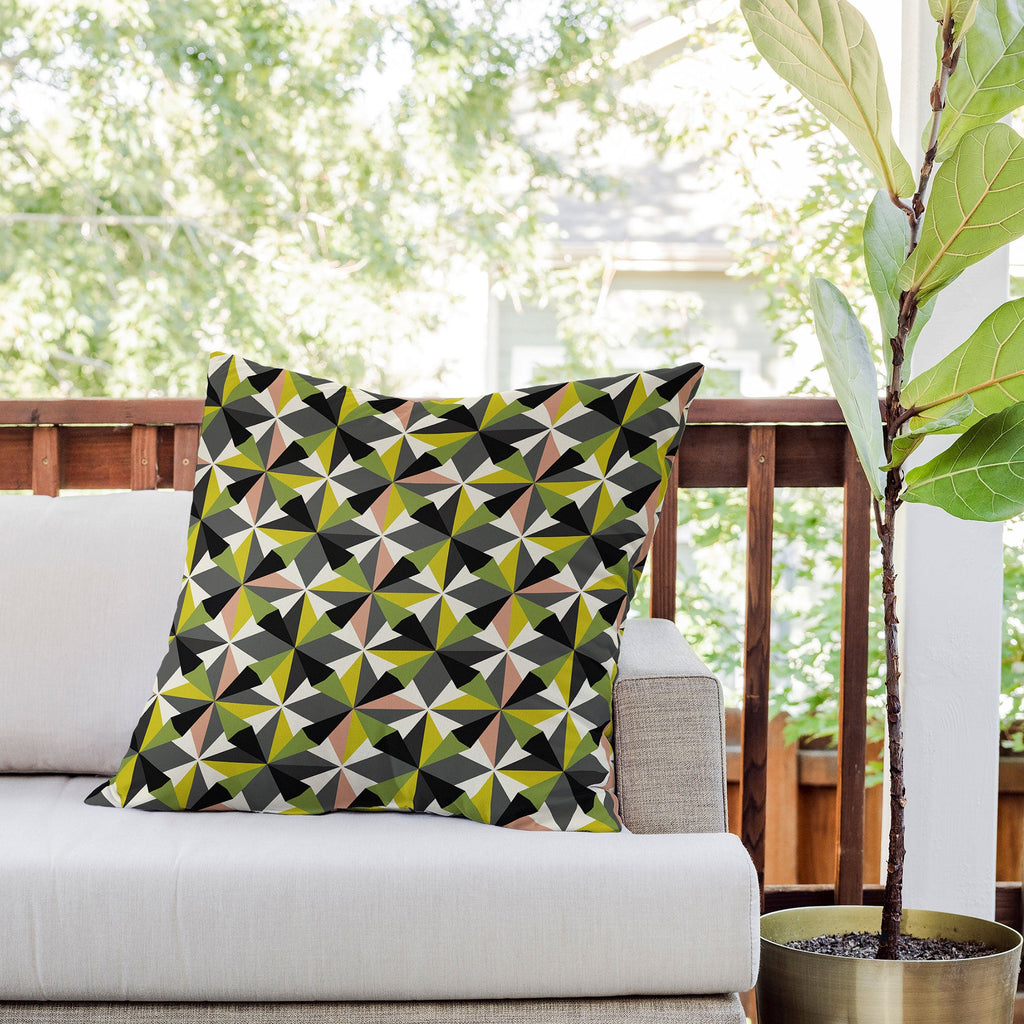 Mirimo Bosa Green Outdoor Throw Pillow