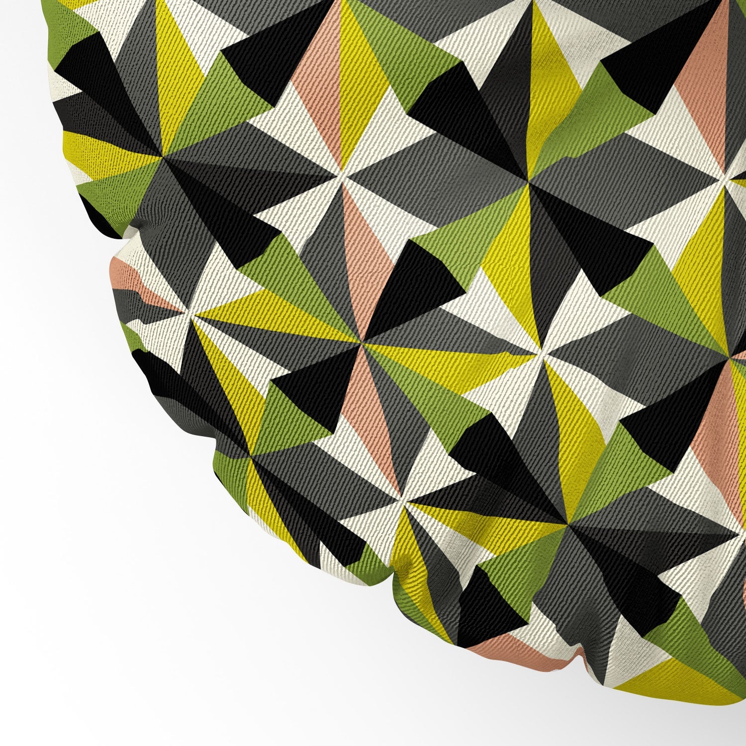 Mirimo Bosa Green Floor Pillow Round