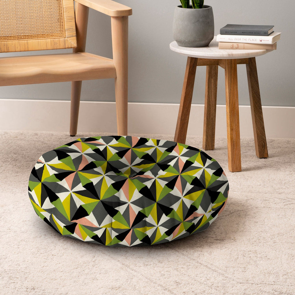 Mirimo Bosa Green Floor Pillow Round