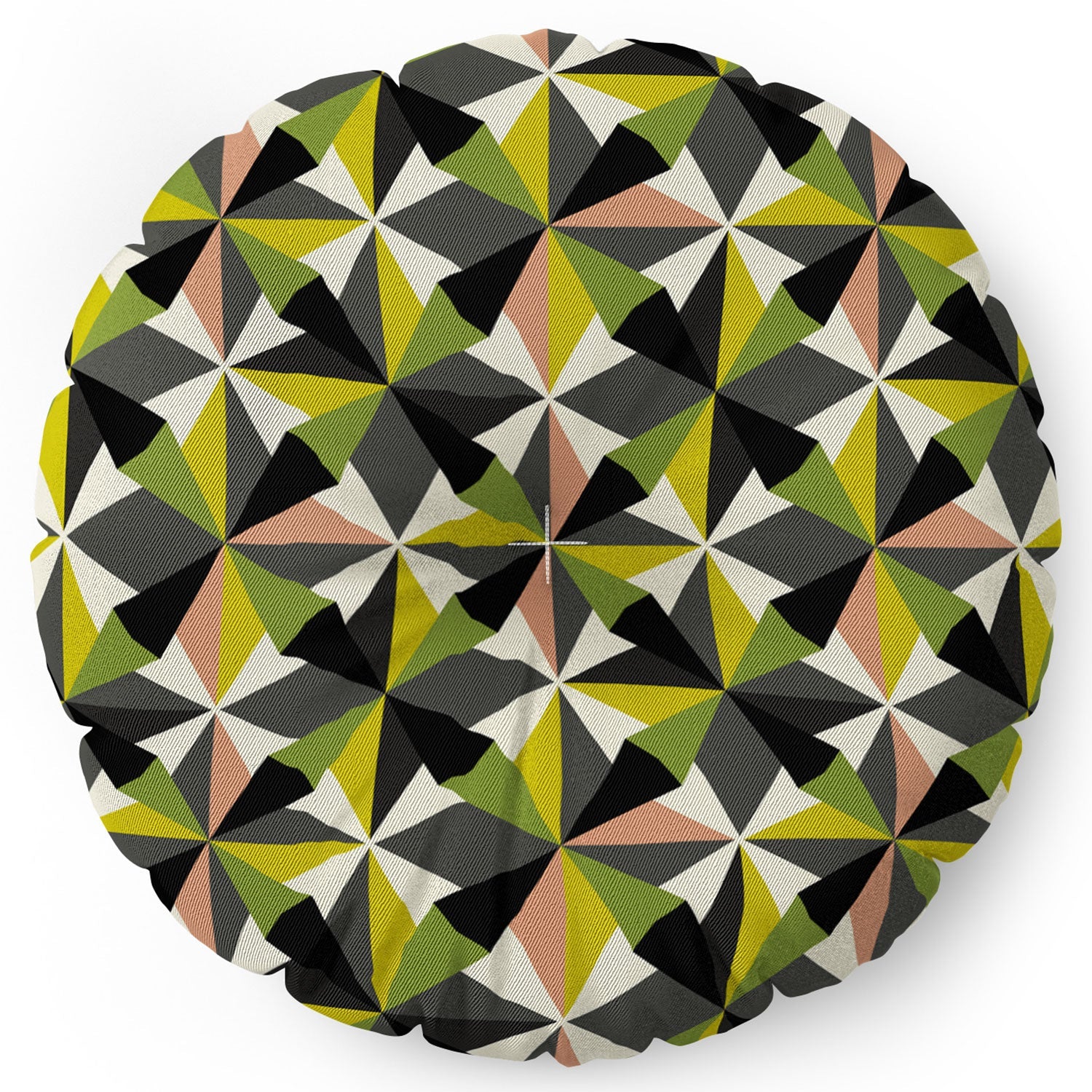 Mirimo Bosa Green Floor Pillow Round