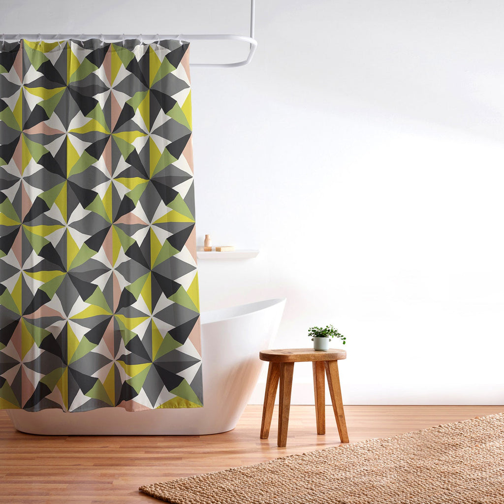 Mirimo Bosa Green Shower Curtain